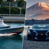 Un Bugatti Mistral cuesta cinco millones de dólares. Estrenarlo incluye convencer a la policía para organizar una carrera contra un barco 