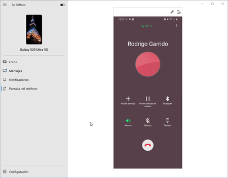 Conectar Smartphone Android Windows 10 Hacer Recibir Llamadas