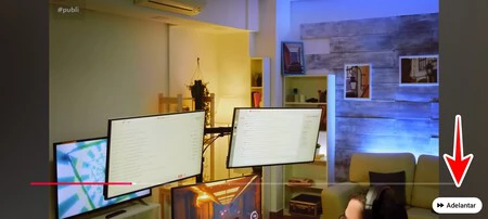 Youtube Función Adelantar