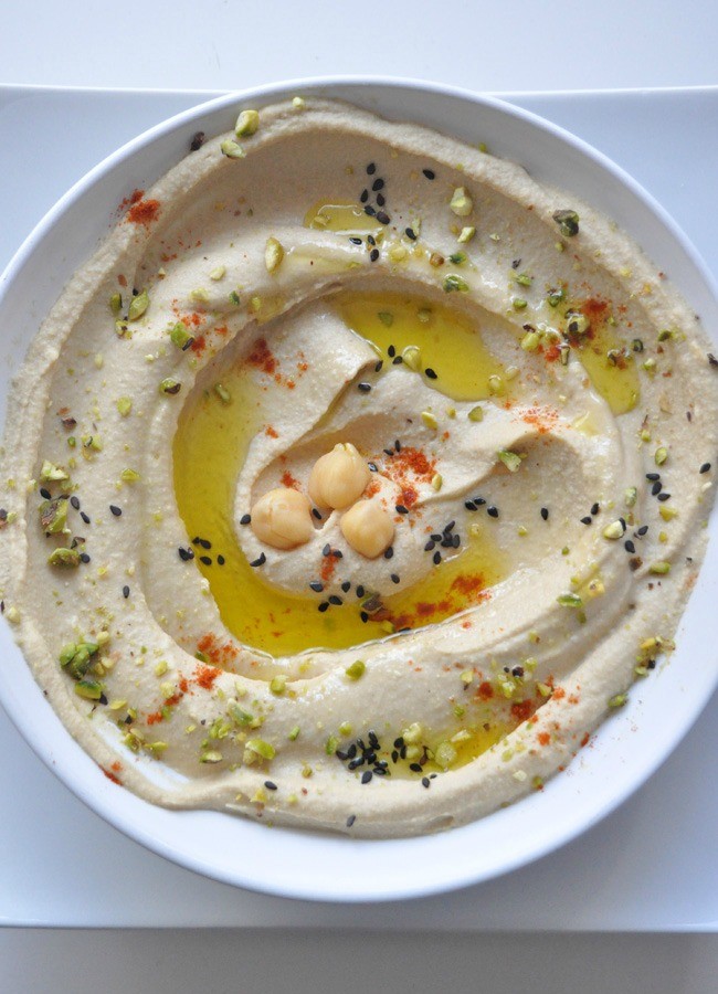 Cinco tipos de hummus: viva el color