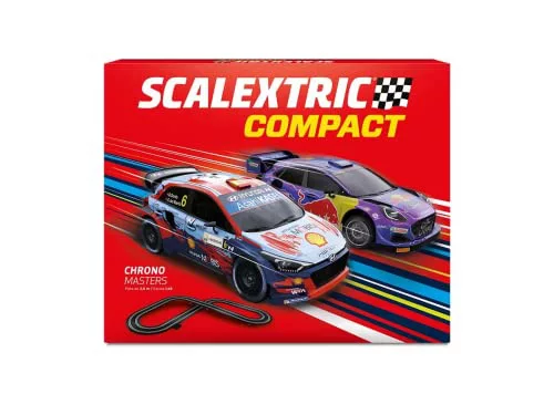 Scalextric COMPACT Pista de Carreras Completa - 2 coches y 2 mandos