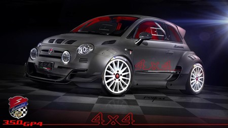 Giannini 350 GP4: traccion total y 350 CV para este brutal Fiat 500
