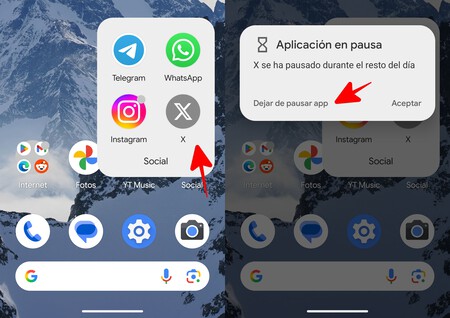 Despausar App Android