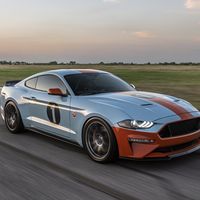 El Ford Mustang Gulf Heritage Edition se destapa oficialmente antes de Pebble Beach