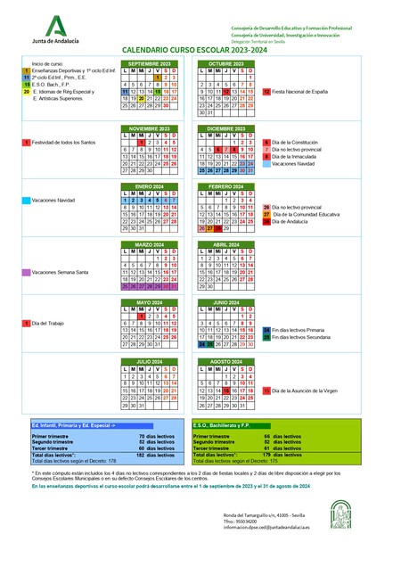 calendario-escolar-sevilla