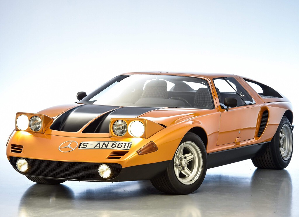 Historia del Mercedes C111, un coche de culto imposible de comprar: motores rotativos, diésel, récords de velocidad y un erizo 