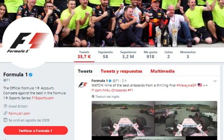 F1 Twitter