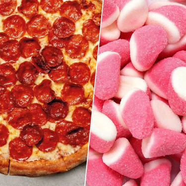 Besitos de pizza con sabor a chuche: la nueva locura dulce de Papa Johns y Fini Golosinas