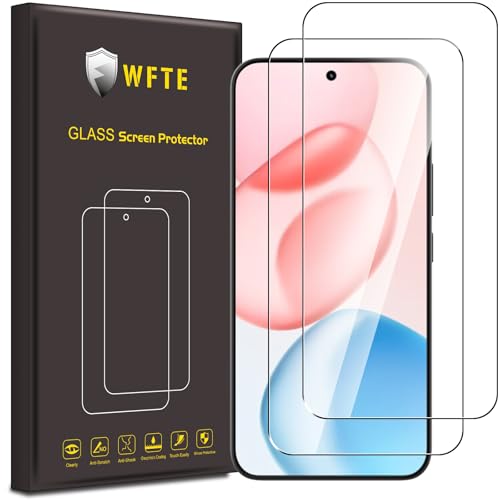 WFTE [2-Pack Protector de Pantalla para Honor 400,9H Dureza,Huellas Dactilares Libre,Sin Burbujas,Cristal Templado Protector de Pantalla Honor 400
