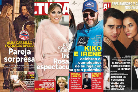 Alba Carrillo y Canales Rivera se comen la boca, Iker Casillas y Sara Carbonero están juntos en Portugal y Kiko Rivera no madura ni a tiros: estas son las portadas del miércoles 22 de diciembre