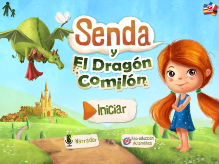 Senda y el dragón comilón, un estupendo libro infantil para los más pequeños de la casa
