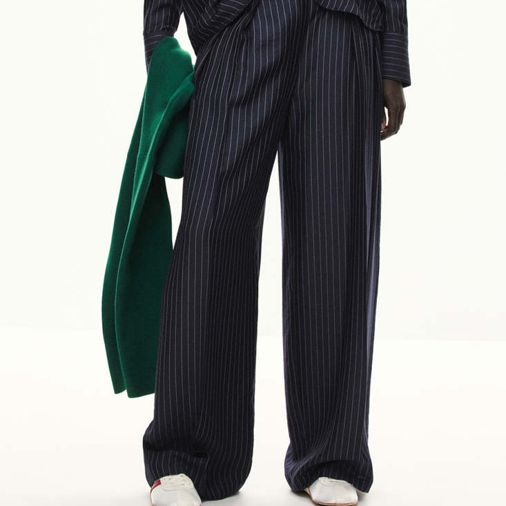 Pantalón wide leg raya diplomática