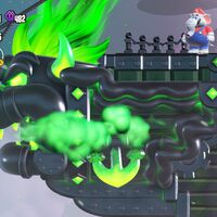 Fortaleza aérea en la cordillera Nub Nub al 100% en Super Mario Bros. Wonder