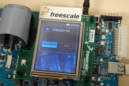 Android ejecutándose en hardware real