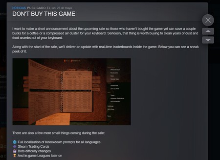 Juego Steam No Comprar Jugadores