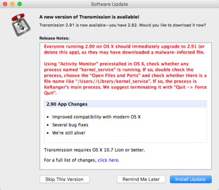 KeRanger, el primer ransomware capaz de afectar a OS X ha sido detectado. Y eliminado