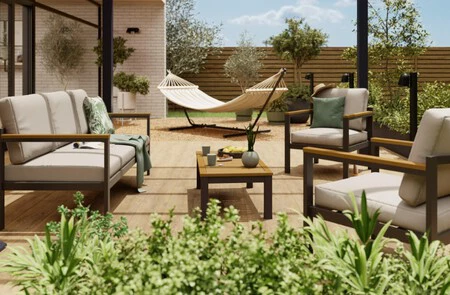 Conjunto De Jardin Naterial Oris Ii Leroy Merlin