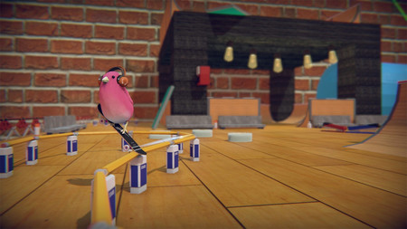 He jugado a Skatebird, un juego sobre pájaros en skate que resulta más mono que divertido