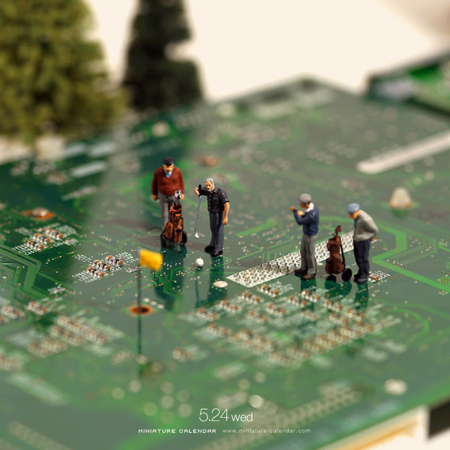 Miniature Calendar Tatsuya Tanaka 21