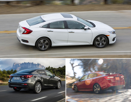 Mazda3 Vs Subaru Impreza Vs Honda Civic 7
