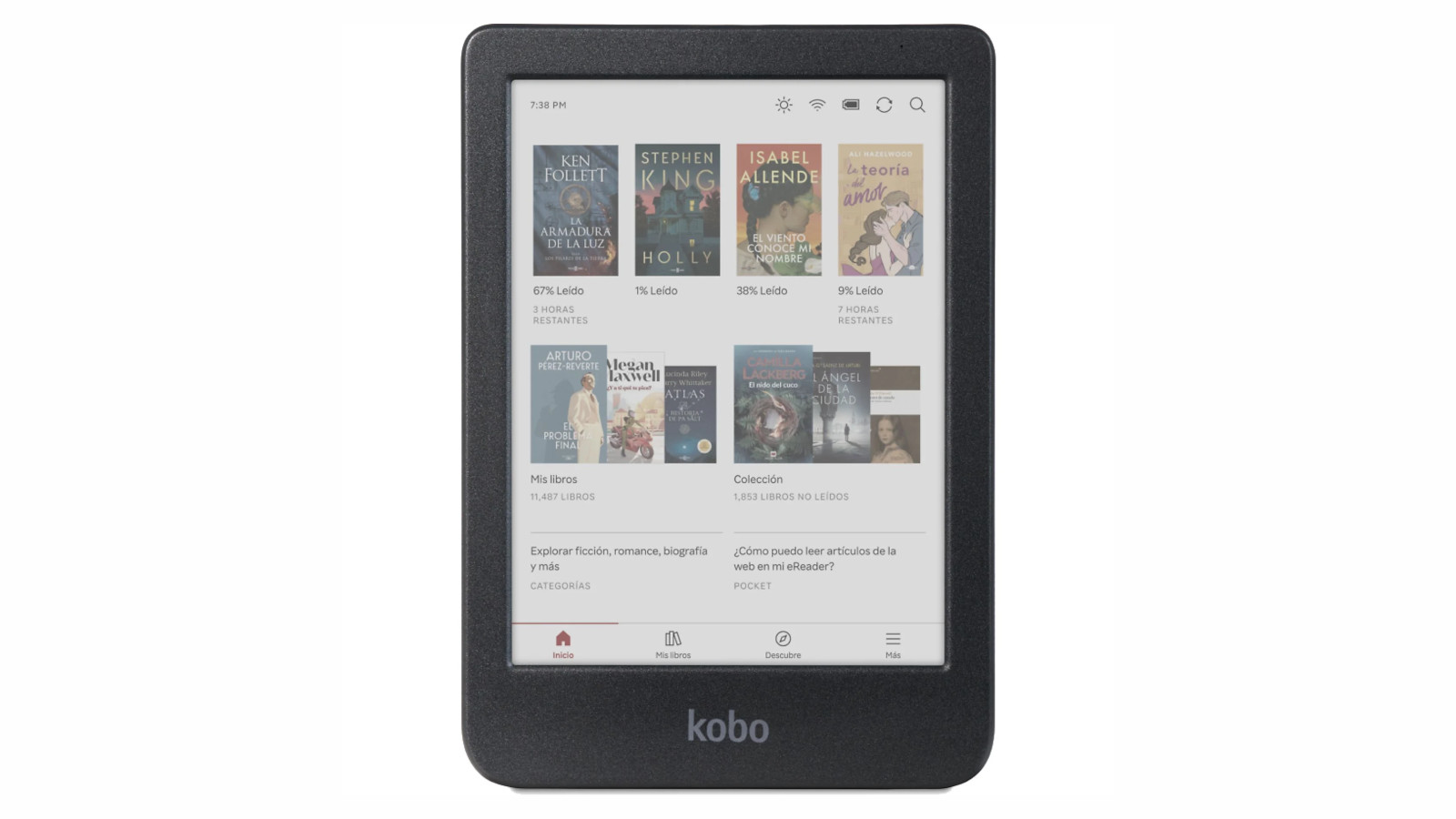 eBook - Kobo Clara Colour, 6" E Ink Kaleido 3 HD, 16 GB, Comfortlight PRO, IPX8, Pantalla color