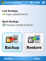 Resco Backup, copias de seguridad del móvil