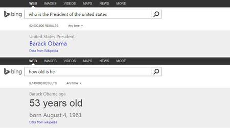Bing añade algo de Cortana permitiendo hilar búsquedas a modo de conversación