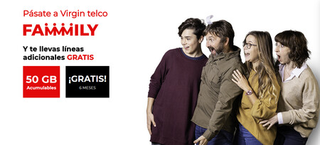 Virgin telco regala líneas adicionales con 50 GB durante seis meses: éstas son las condiciones de su última promoción