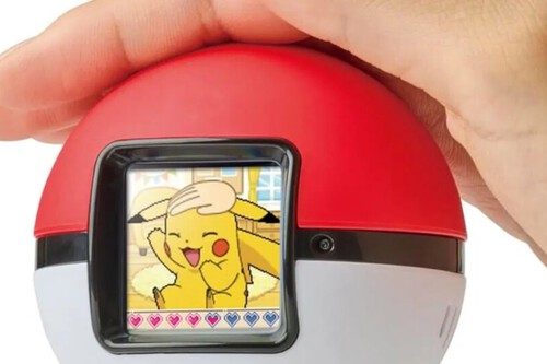 Os monstrinhos de bolso do Pokémon Tamagotchi reagem de maneiras diferentes quando você os acaricia.