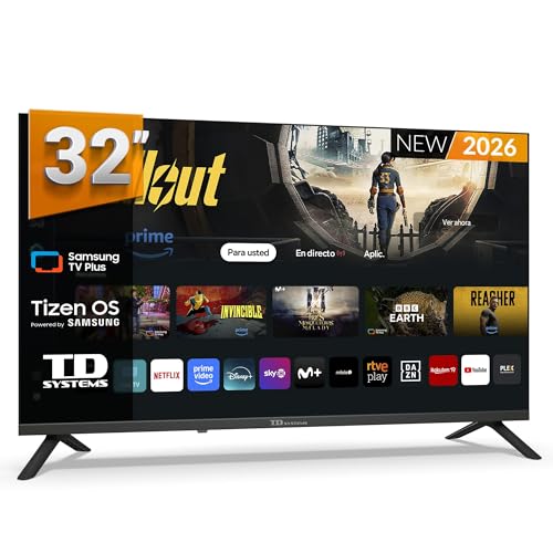 TD Systems - Smart TV 32 Pulgadas Samsung TV Tizen OS 8.0