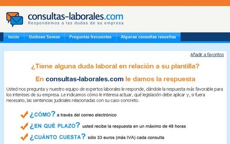 Consultas laborales mediante servicio online