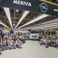 Figueruelas dice adiós al Opel Meriva tras 1,6 millones de unidades fabricadas 