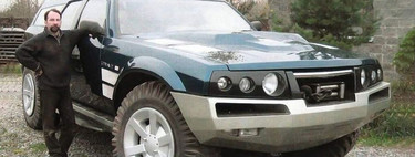 Este SUV ruso con motor de tanque es tan exageradamente gigante que hace parecer diminuto a su creador