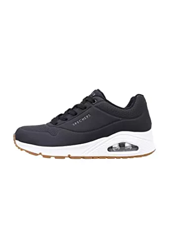 Skechers Uno, Zapatillas Mujer, Black Durabuck, 40 EU