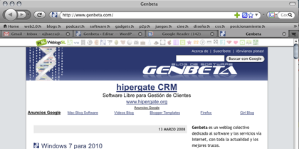 Firefox 3.0 beta 4 para Mac