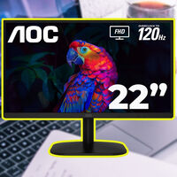 Amazon tiene a precio de remate el monitor ideal para el regreso a clases: AOC de 22 pulgadas y 120 Hz 