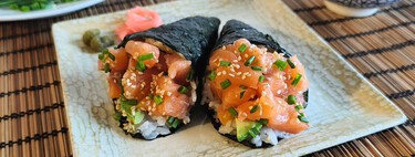 Temaki de salmón, receta fácil del infalible sushi enrollado a mano