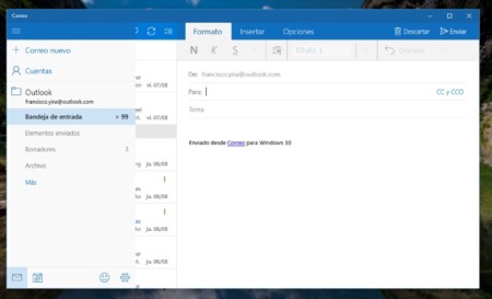 Conoce todos los atajos de teclado de la aplicación de Correo de Windows 10