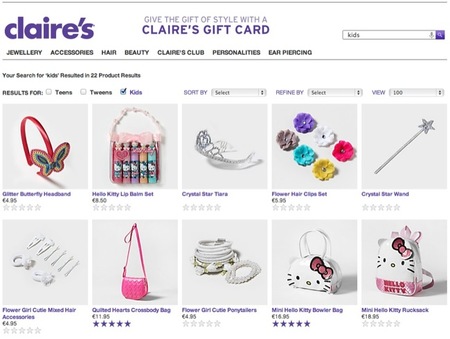 En Claire's se puede encontrar una mezcla única de moda y diversión