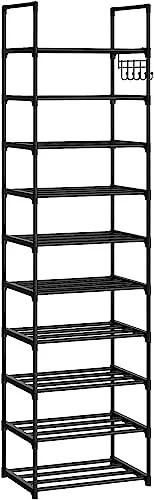 Vicye Estante Zapatero Estrecho, Estante para Zapatos de 10 Niveles, para 20-25 Pares