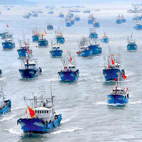 Desde diciembre, China ha creado algunas barreras de cientos de kilómetros con hasta 1.400 pesqueros. Es su último pulso a Taiwan y EE.UU