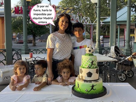 Georgina Rodríguez alquila el parque de atracciones de Madrid para que Cristiano Jr no tenga que esperar colas por su cumpleaños