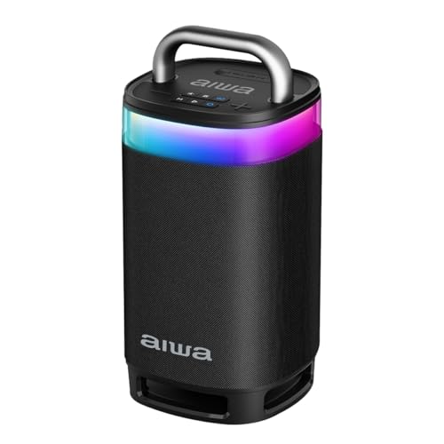 Aiwa Bocina Portátil Bluetooth TWS, Potencia 600W PMPO 