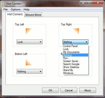 Consigue en Windows las esquinas "calientes" de Mac
