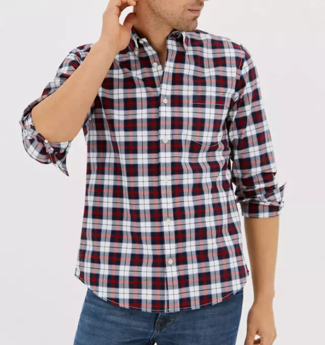 Camisa de cuadros Oxford