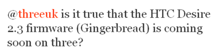 HTC Desire Gingerbread