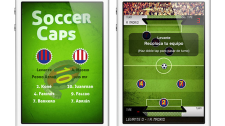 Soccer Caps, el juego de fútbol táctil que recupera un clásico