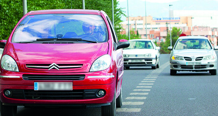 Carril trenzado en autovía
