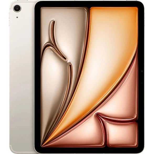 Apple iPad Air (2024), 1 TB, Blanco estrella, 11", WiFi+CELL, Pantalla Liquid