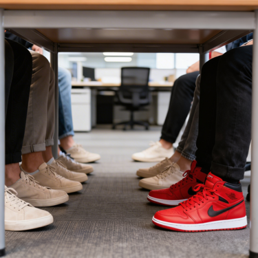 Si quieres proyectar más poder en el trabajo, el “efecto de las zapatillas rojas” puede convertirse en tu mejor aliado